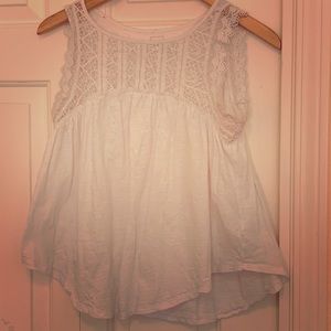 Gap Gorgeous Airy Sleeveless White Tank